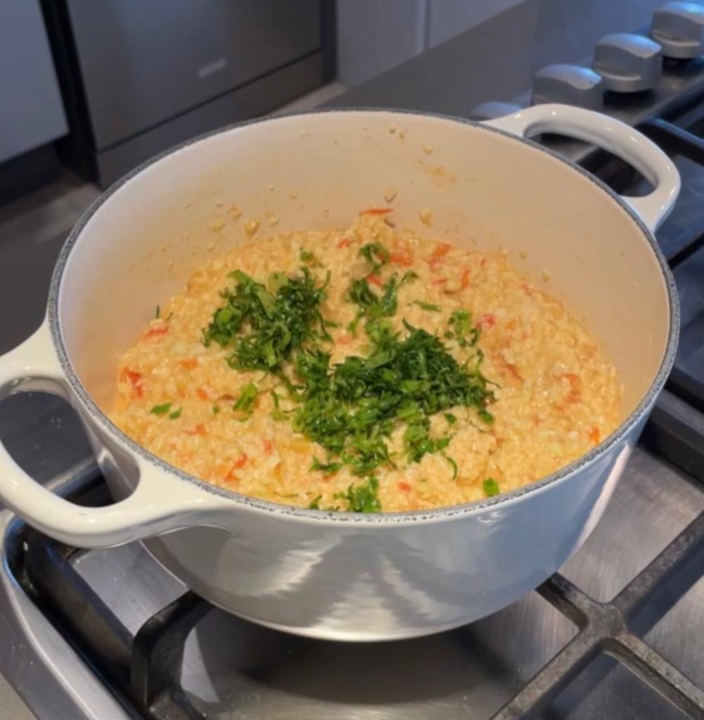 RISOTO DE TOMATE CREMOSO