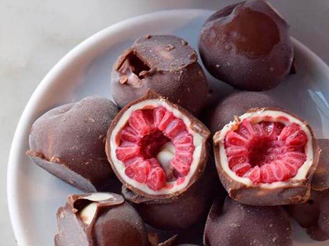 FRANUÍ - FRAMBOESAS COBERTAS COM CHOCOLATE